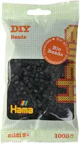 Hama Perles à repasser Bio midi, sachet, noir