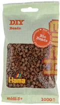 Hama Perles à repasser Bio midi, sachet, nougat