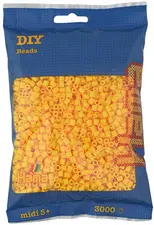 HAMA Perles à repasser midi, sachet de 3.000, jaune