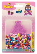 Hama Perles à repasser midi "Princesse/papillon", blister