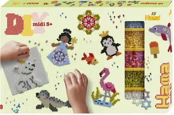 Hama Perles à repasser midi "Allround", coffret cadeau