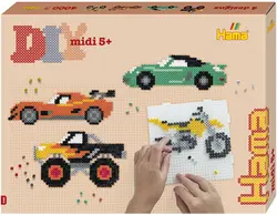 Hama Perles à repasser midi "Véhicules", coffret cadeau