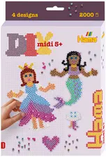 Hama Perles à repasser midi "Princesse & sirène", coffret
