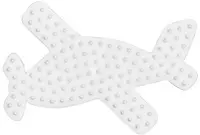 Hama Plaque pour perles midi "Avion", blanc