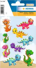 HERMA Sticker MAGIC "Petits dinos", en film pailleté