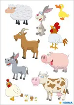 HERMA Autocollants DECOR "Animaux préférés