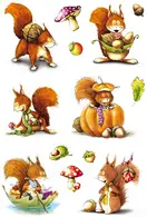 HERMA Sticker DECOR "Ecureuils