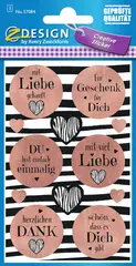 AVERY Zweckform ZDesign Geschenke-Sticker "Wunsch-Butons
