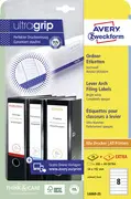 AVERY Zweckform Etiquette pour dos de classeur, jaune