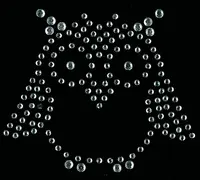 KLEIBER Application strass "Chouette 1", 65 x 60 mm