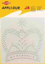KLEIBER Application strass XL "Couronne", 135 x 145 mm