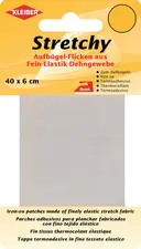 KLEIBER Patch thermocollant élastique, 400 x 60 mm, blanc