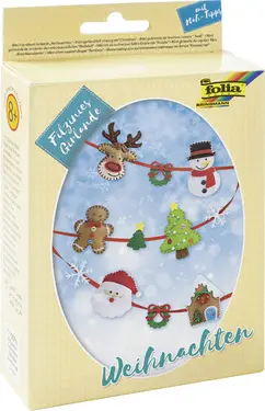 folia Mini kit de feutrine "Filzinies" Guirlande de Noël