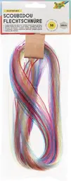 folia Fil pour scoubidou Glitter Mix, longueur: 1 m