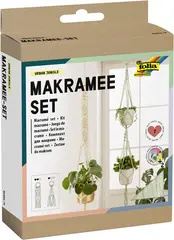folia Kit macramé URBAN JUNGLE, 7 pièces