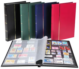 EXACOMPTA Album de timbres, 225 x 305 mm, 48 pages, noir