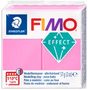 FIMO EFFECT Pâte à modeler, cuisson au four, rose fluo