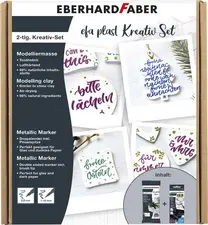 EBERHARD FABER Pâte à modeler EFA plast, kit créatif