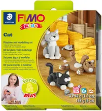FIMO kids Kit de modelage Form & Play "Cat", niveau 2