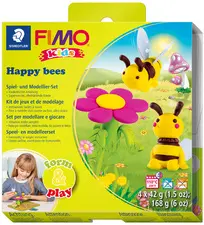 FIMO kids Kit de modelage Form & Play "Happy bees", niveau 3
