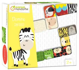 My Mandarine Domino "Animaux et textures