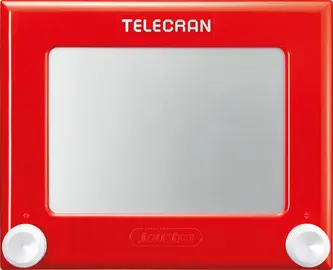 Joustra Ardoise magique TELECRAN ORIGINAL, rouge