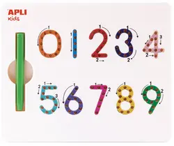 APLI kids Tableau magnétique, "Magnets 123 chiffres