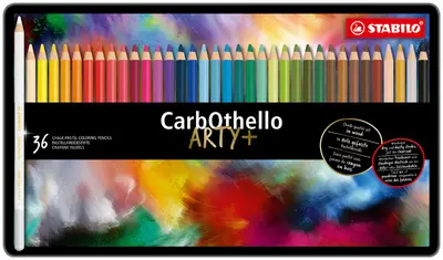 STABILO Crayon pastel CarbOthello ARTY+, étui de 36