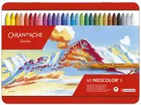 CARAN D'ACHE Pastel à la cire NEOCOLOR I, étui métal de 40