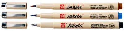 SAKURA Feutre pinceau PIGMA BRUSH, noir