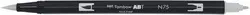Tombow Feutre double pointe "DUAL BRUSH PEN ABT" cool grey 3