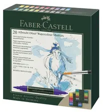 FABER-CASTELL Marqueur aquarelle ALBRECHT DÜRER, étui de 20