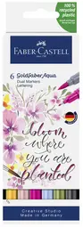 FABER-CASTELL Marqueur aquarelle GOLDFABER, étui Lettering