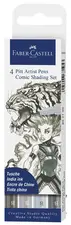 FABER-CASTELL Feutre PITT artist pen, kit Comic