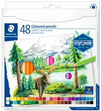 STAEDTLER Crayon couleur Design Journey, étui carton de 48