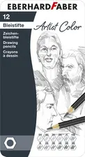 EBERHARD FABER Crayon de couleur Artist Color, étui de 12