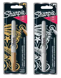Sharpie Marqueur permanent métallisé, en blister, or