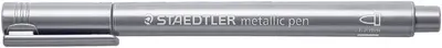 STAEDTLER Marqueur permanent métallisé, pointe ogive, argent