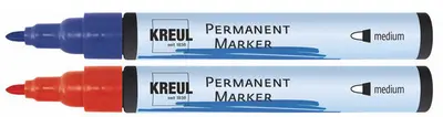 KREUL Marqueur permanent, medium, noir