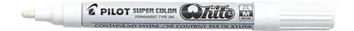 PILOT Marqueur permanent SUPER COLOR White, moyen, blanc