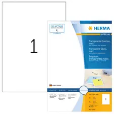 HERMA Étiquette en film SPECIAL, 52,5 x 29,7 mm, transparent
