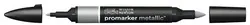 LEFRANC BOURGEOIS WINSOR & NEWTON Promarker Metallic, argent