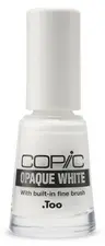 COPIC Opaque White, dans un flacon en verre avec pinceau