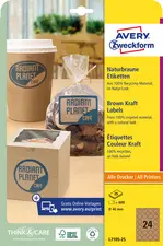 AVERY Zweckform Etiquette couleur Kraft, diamètre : 60 mm