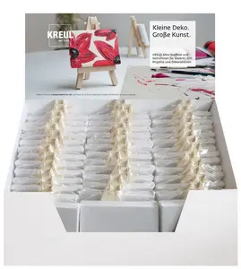 KREUL Mini châssis à toile & mini chevalet, dans présentoir