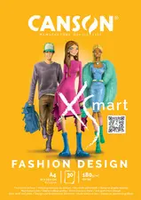 CANSON Bloc de dessin XS'MART FASHION DESIGN, A4