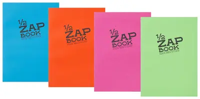 Clairefontaine Carnet d'esquisse 1/2 ZAP BOOK, A6, 80 g/m2
