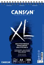 CANSON Bloc de dessin XL MIXED MEDIA Textured, A4