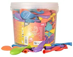 PAPSTAR Ballon de baudruche, assorti, 100 pièces