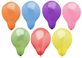 PAPSTAR Ballon de baudruche, diamètre: 290 mm, assorti